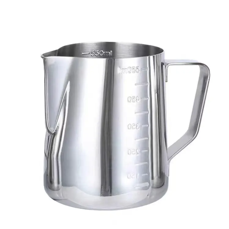 304 in acciaio inossidabile caffè latte tazza latte barattolo di latte in acciaio inossidabile apparecchio da caffè latte speciale tazza di schiuma di latte