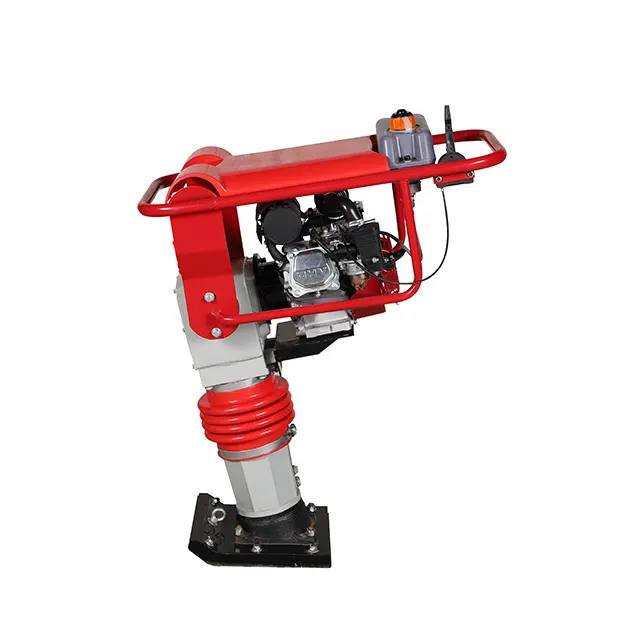 HCR-125A Handheld Tamping Rammer Road Machinery Portable Diesel Electric Electrical Motor Soil Vibrating Tamper Machine