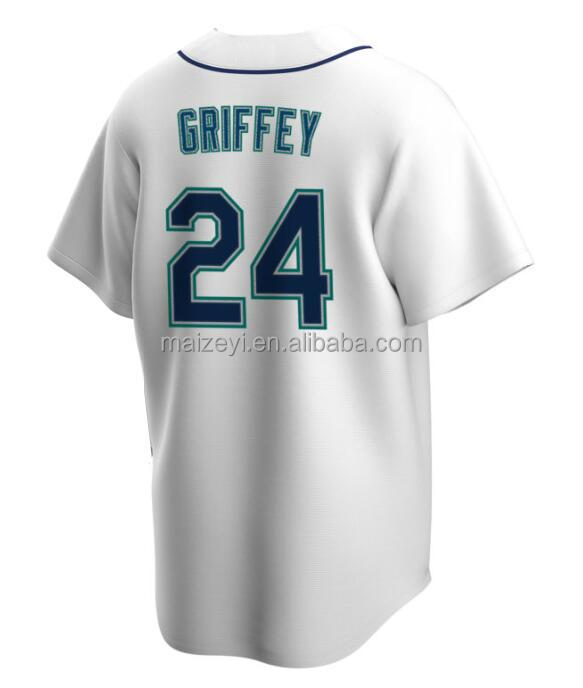 #24 Ken Griffey Jr. White