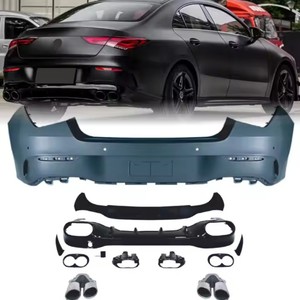 <strong>Wholesale</strong> New Condition CLA45 AMG Rear Diffuser Bodykit for Merced/es-Ben/z W118 CLA200 CLA250 <strong>CLA</strong> Class Upgrade Bumper Type - Product Image 4