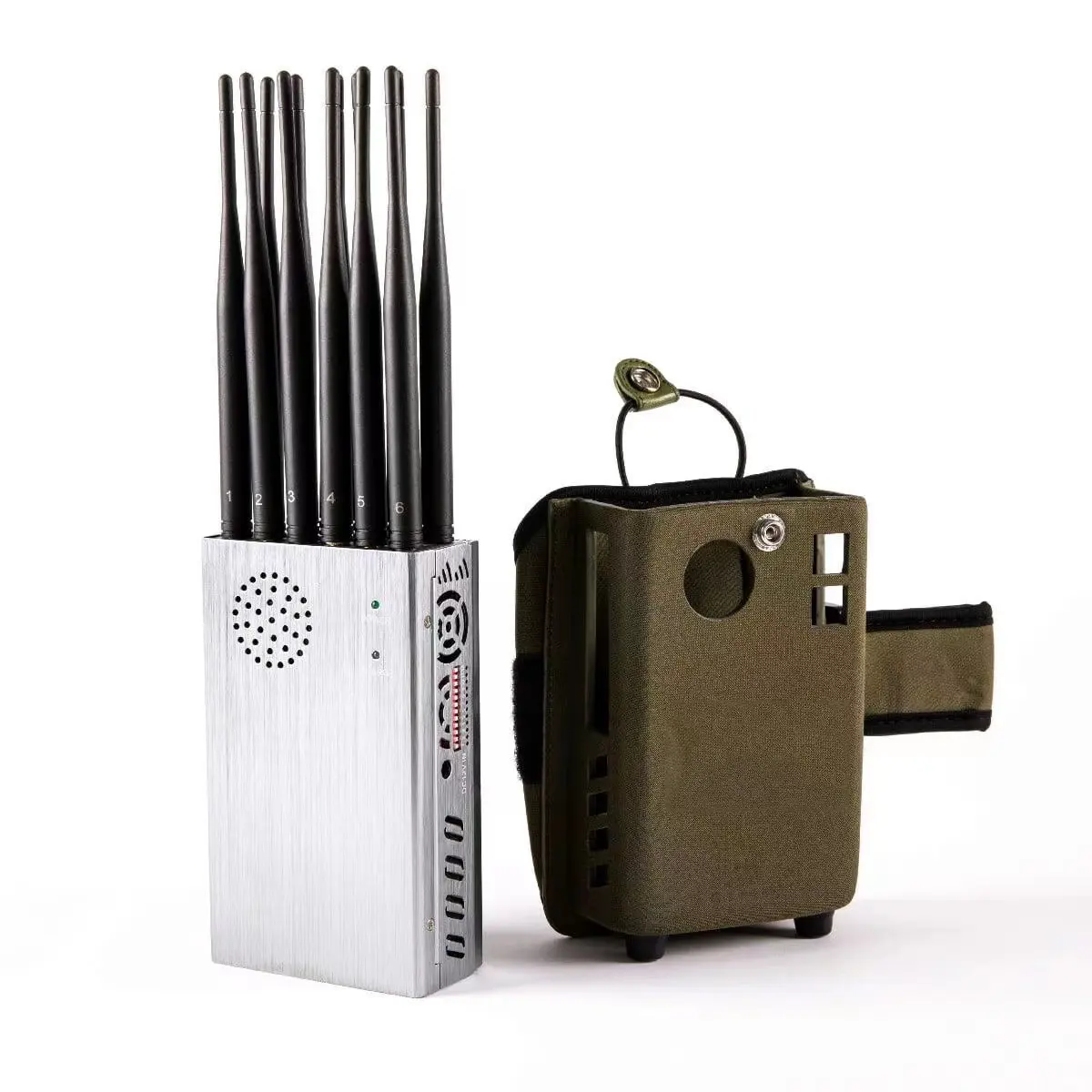 Handheld 12 Antennen Handy 2G 3G 4G 5G GPS WLAN LOJACK Signalhemmer