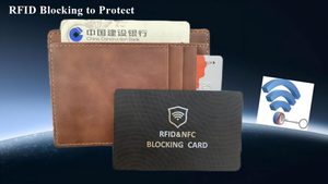 Etiquetas y etiquetas de activos de tarjeta de bloqueo RFID ultrafinas para billetera-Bluetooth Find My Function & NFC Signal Shield - Product Image 3