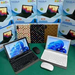 热卖10.1英寸Windows 11二合一平板电脑，带键盘16G + 512G八核处理器360可旋转，适用于商务4g平板电脑 - Product Image 1