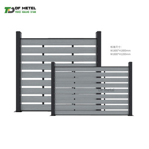 MDF WPC co-đùn vườn Composite ngoài trời riêng tư hàng rào lưới mắt cáo cửa - Product Image 3