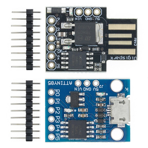 TINY85/ATTINY85 Digi spark Kickstarter Micro Development Board ATTINY85-Modul für Arduino IIC I2C USB Blau Schwarz - Product Image 2
