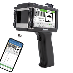 DOCOD 25,4mm tragbares Handheld-Verfalls datum Chargen codier maschine G60 TIJ Industrieller Tinten strahl drucker für Karton-Lebensmittel verpackung - Product Image 1