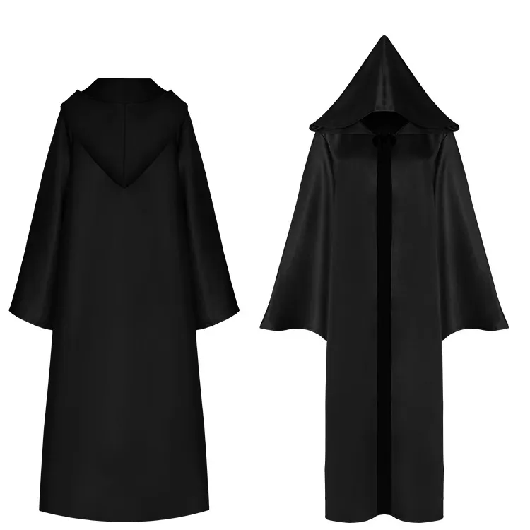 Halloween capa Grim Reaper Cosplay disfraz Medieval Cosplay traje fiesta vestir TV y película disfraces para Halloween adultos