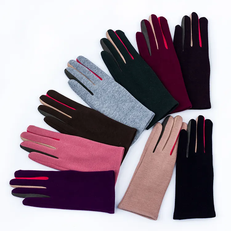 Goedkopere Prijs Zachte Fluwelen Dames Winter Warme Handschoenen Voor Vrouwen