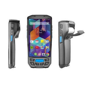 Escáner de código de barras 1D 2D de mano con pantalla táctil de 5,0 pulgadas, lector RFID NFC, Android, PDA, impresora térmica integrada - Product Image 1