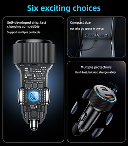 Y60 Yesido <strong>38W</strong> Innovative PD Reverse Charging With Ring Indicator Light Dual Port Fast Charging Car <strong>Charger</strong> - Product Image 3