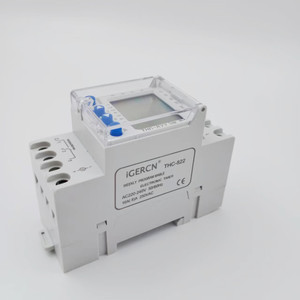 Controllo del tempo di THC-822 elettrico 220V AC 16amp relè Timer a due canali 24 ore 7 giorni programmazione automatica sei linguaggi - Product Image 2