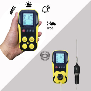 Rilevatore Multigas portatile con pompa di campionamento del gas esterna H2S CO O2 LEL 4 monitor del gas - Product Image 6
