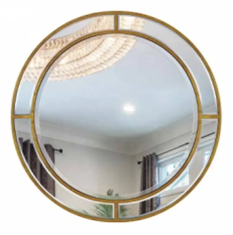 2021 Summer Time Hot Sale Guaranteed Quality Circle Large Gold Round Wall Mirror