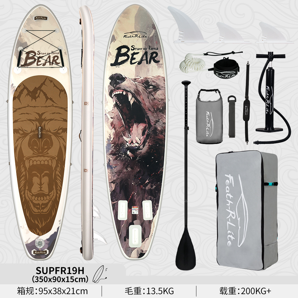 Supfr19h-350 cm ours puissant marron-avec support pour appareil photo