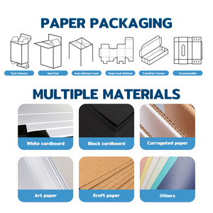 Forma personalizada de alta calidad con cajas de ventana de exhibición Bolsas de Mylar de forma irregular a prueba de olores Caja de papel personalizada - Product Image 3
