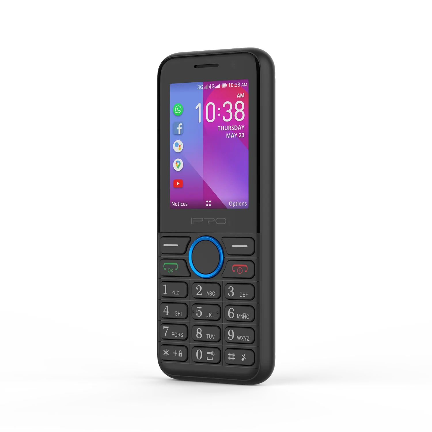 IPRO-teléfono inteligente K2 PRO, pantalla de 2,4 pulgadas, cuatro núcleos, multilenguaje, 4G, teclado, WIFI y GPS