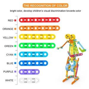 179pcs Child DIY <strong>Toys</strong> Detachable Parent-child Interactive Building Blocks <strong>Toy</strong> STEM Educational Model <strong>Toy</strong> for Kids Assembling Set - Product Image 4