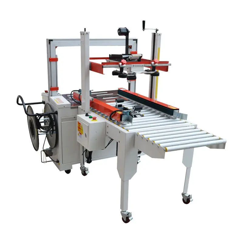 Multi-function PP Band Belt Strapping Sealing Packing Production Line High Speed Automatic Tape Sealer Banding Packing Machine