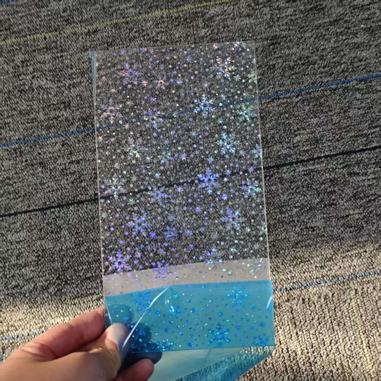 Flocon de neige irisé