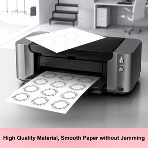 Self <strong>Adhesive</strong> A4 Sheet Label 6 <strong>up</strong> 3 1/3&quot;x4&quot; CCK Liner Sticker Peelable White Woodfree Removable Sticky Printing Paper - Product Image 3