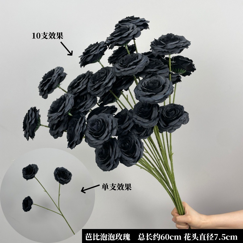 Black barbie bubble rose