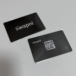 Smart Ntag424 Dna <strong>Qr</strong> <strong>Code</strong> Nice PVC Business LED NFC Luggage Cards - Product Image 6
