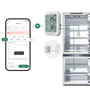 Registrador de datos de temperatura y humedad IoT industrial Sensor de temperatura del registrador de datos Bluetooth Ble con sonda