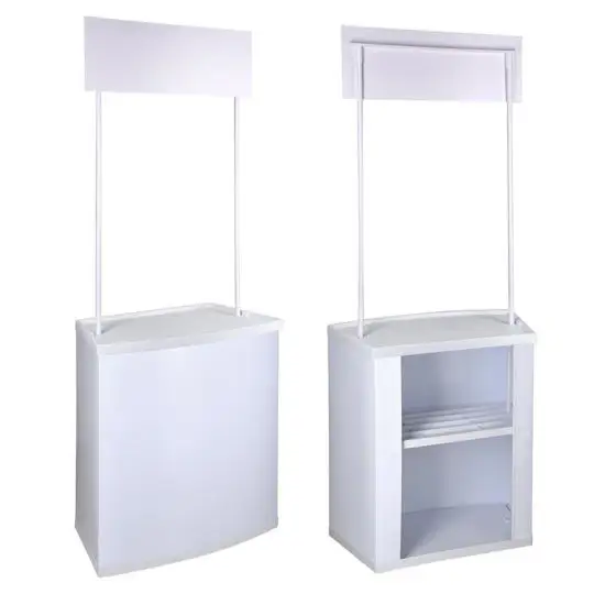 Stand Portable pliable stand commercial comptoir de promotion kiosque d'affichage de salon commercial portable