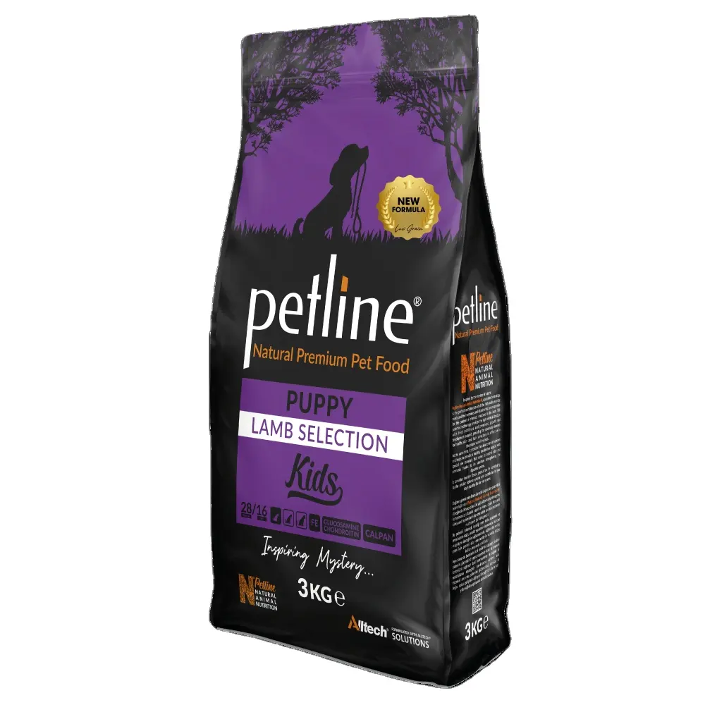 Petline doğal Premium köpek kuzu & pirinç % 28 proteinli köpek maması 3 Kg (4 adet) toptan üretim şirketi türkiye
