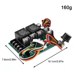 Interruttore del regolatore di velocità del motore a corrente continua DC10-55V 40A PWM - Product Image 5
