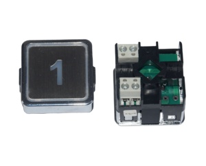 Tombol tekan LIFT LIFT | Dengan lampu led khusus | Kata putih | Braille - Product Image 1