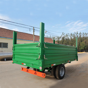 3吨4吨5吨高品质单轴自卸农用自卸拖车拖拉机拖车 - Product Image 1