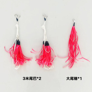 工厂批发带流苏长尾的迷你八卦风筝稳定，飞行良好，适合成人户外活动