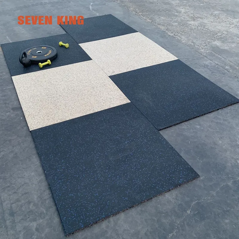 1 inch thick epdm fitness rubber gym floor tile