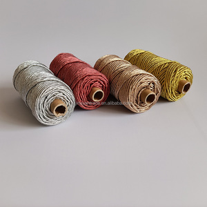 Embellishment Decorative Metallic <strong>String</strong> Cord 3mm Gold Silver Bronze 3mm Metallic Macrame <strong>String</strong> - Product Image 5