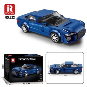 2024 Factory DIY Racing Cars Display Building Block Sets Kids Plastic Sports Cars Model 1:24 Scale <strong>Toy</strong> - Product Image 6