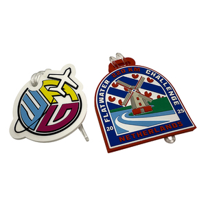 Yazılabilir iletişim bilgisi ile Minimum özel baskılı seyahat kimlik adı etiketi sert PVC plastik bagaj etiketi yok - Product Image 5