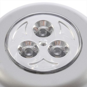 小型バッテリー式3 LEDタッチライトコントロールスイッチ、最高のミニタッチスティックタップセンシティブランプライト、LEDプッシュライト - Product Image 3