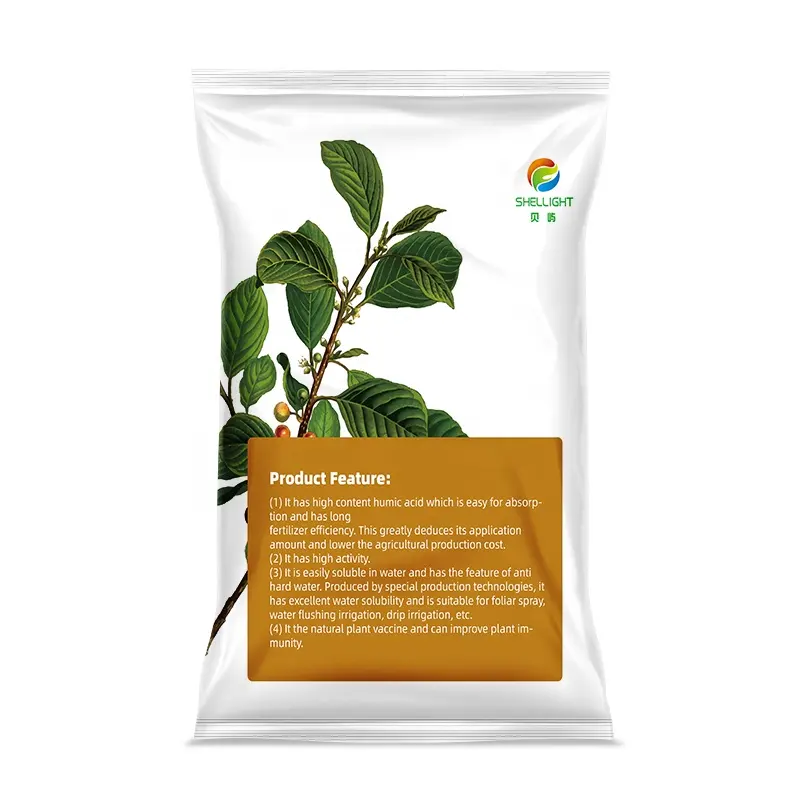 Potassium Humate Humic Acids organic fertilizer for crops up to 70 % humic acids