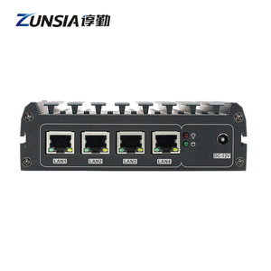 Zunsia PfsenseファイアウォールMIni PC 4 LAN Celeron J4125 J1900 E3845デスクトップネットワークセキュリティナノミニコンピュータソフトルーターミニPC - Product Image 3
