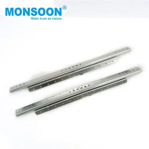 Furnitur dengan mekanisme meja perpanangan baja gulung dingin bantalan bola ekstensi meja makan campuran logam Slide untuk meja - Product Image 2