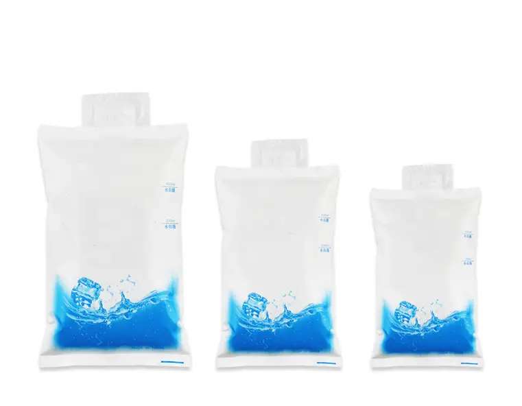 Bolsa reutilizable de hielo y agua de inyección, bolsa de hielo de Gel aislada, paquete de hielo frío seco, bolsa refrigeradora de Gel para alimentos frescos