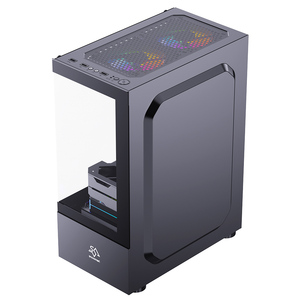 SNOWMAN CS054, nuevo diseño, torres de computadora de escritorio, Torre completa de vidrio templado, PC para juegos, chasis, gabinetes de computadora, caja - Product Image 4