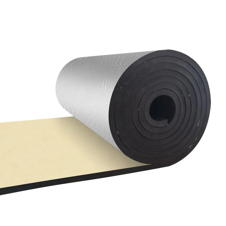20Mm Fireproof Rubber Foam Roll Sponge Aluminum Foil Foam Rubber Plastic Insulation Sheet Board