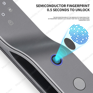 Tuya Wifi Smart lock 3D riconoscimento del volto serratura digitale sblocco delle impronte digitali in tempo reale funzione di videochiamata blocco senza chiave con fotocamera - Product Image 5