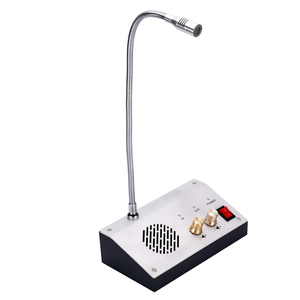 Bank <strong>Window</strong> <strong>Intercom</strong> 3W Anti-interference Intercommunication Microphone Noise Reduction Dual-Way Counter Interphone - Product Image 1
