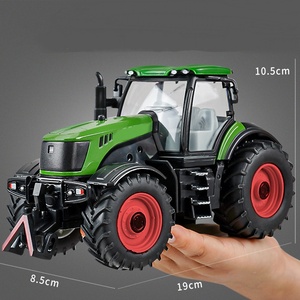 大型プラスチックトラクターハーベスター肥料輸送玩具静的モデル子供用積載車両用 - Product Image 4