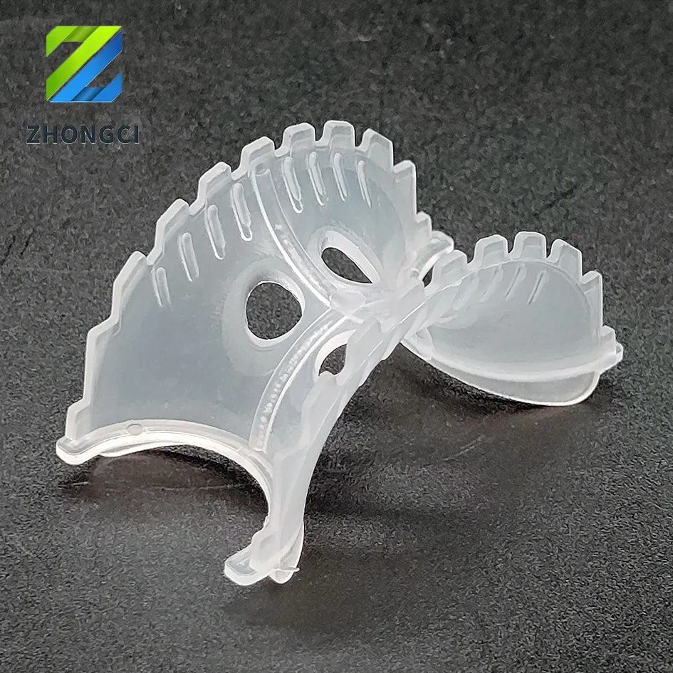 Zhongci Random packing plastic polypropylene super intalox saddle ring 25mm 38mm 50mm 76mm for chemical packing tower