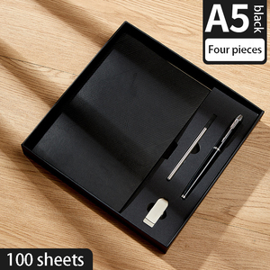 A5 <strong>Notebook</strong> Simple Business Office <strong>Notebook</strong> High Appearance Student PU <strong>Notebook</strong> Can Print Logo