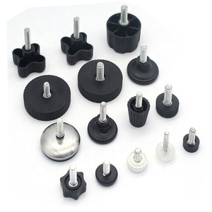 M6 M8 M10家用金属可调螺纹阀杆家具桌下滑腿整平器调平脚 - Product Image 2
